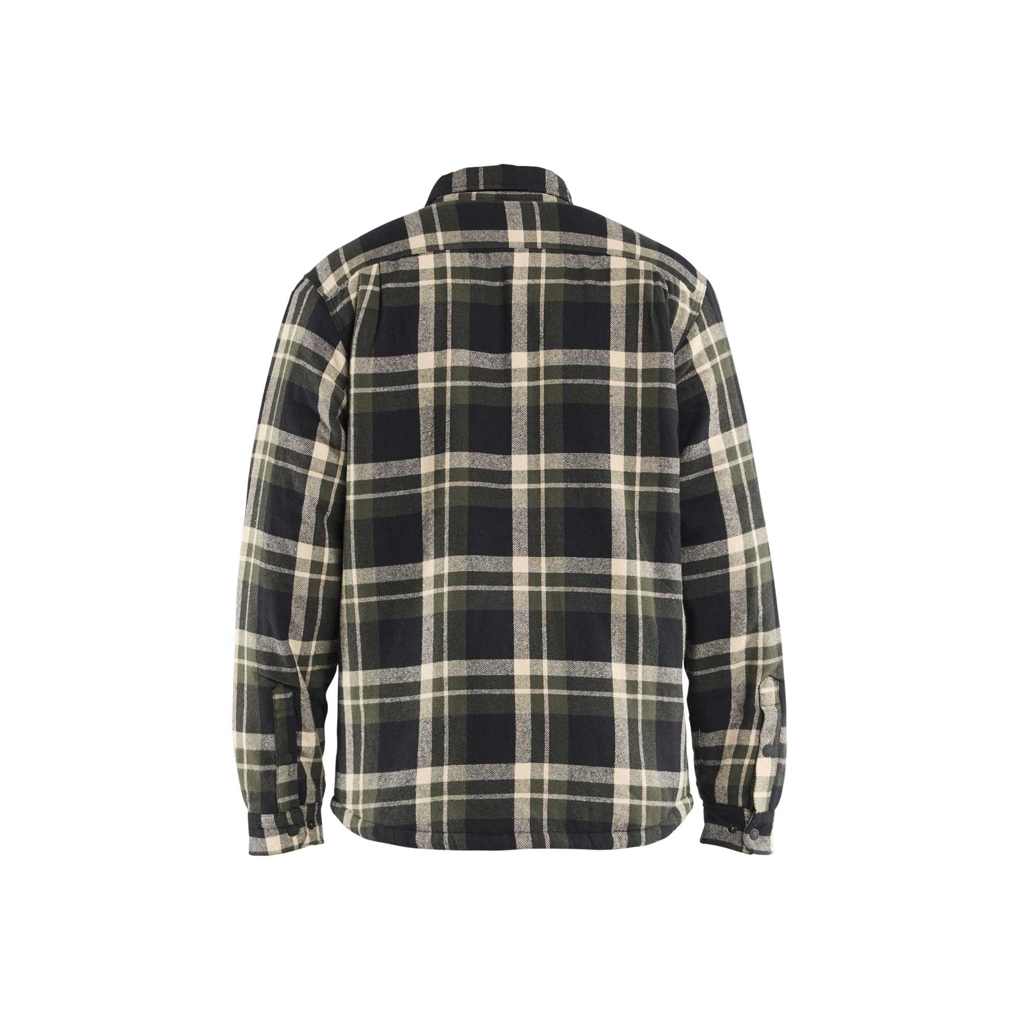BLAKLADER 47041168 Pile Lined Flannel Shirt Work Jacket MEN - 100% Cotton